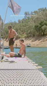 Shirtless Zac Efron and brother Dylan get wet and wild during summer day at the lake