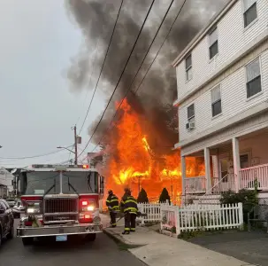 2-alarm fire destroys 150-year-old home in Winthrop