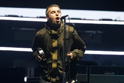 Liam Gallagher tells ‘lovebirds’ at Oasis gig not to worry after Coldplay’s viral kiss cam drama: ‘None of our f–king business’