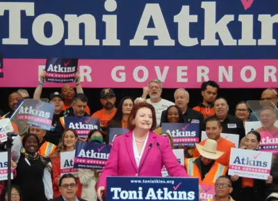 Toni Atkins gains key endorsements ahead of Harris opting out of gubernatorial race