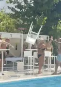 English soccer player throws chair at woman on vacation in wild incident