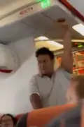 Deranged easyJet flier yells, ‘I’ve got a bomb!’ and threatens Trump before hero passengers tackle him