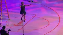 Red Panda fractured wrist in scary fall at WNBA Commissioner’s Cup final