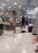 Shirtless Florida man strikes shoppers with metal shelf during brawl inside Publix supermarket